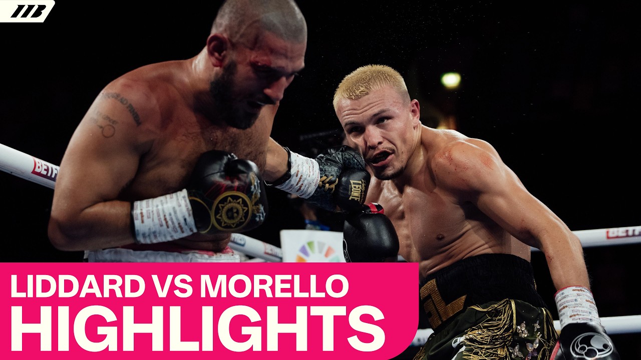 George Liddard Batters Dario Morello To Win European Title | Matchroom Boxing background