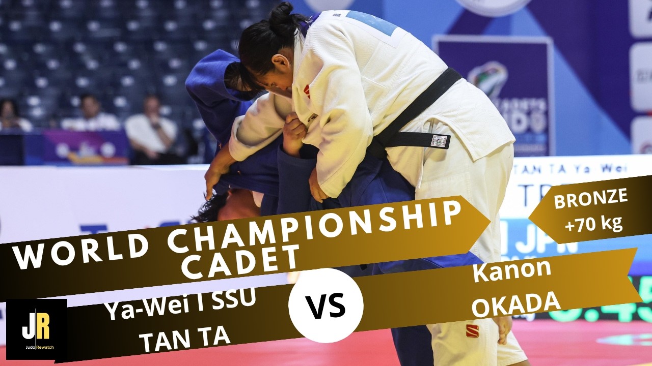 Ya-Wei I SSU TAN TA VS Kanon OKADA | Guayaquil World Championships Cadets 2026 | BRONZE +70 kg background