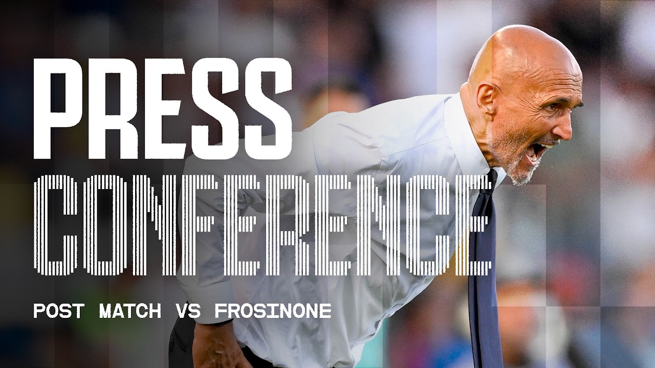“WE SHOULD HAVE KILLED THE GAME OFF” | SPALLETTI Press Conference post match vs Frosinone background