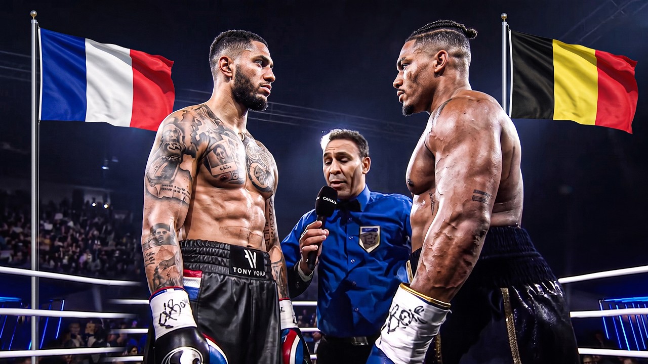 Heavyweight Clash! Tony Yoka (FRA) vs Ryad Merhy (BEL) | Boxing Fight Highlights background