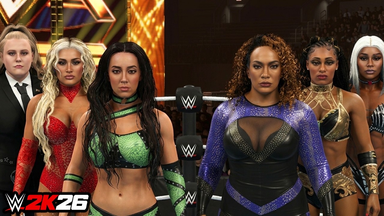 WWE WOMEN’S WAR! Chelsea Green & Tiffany Stratton Face Nia Jax & Jade Cargill! background