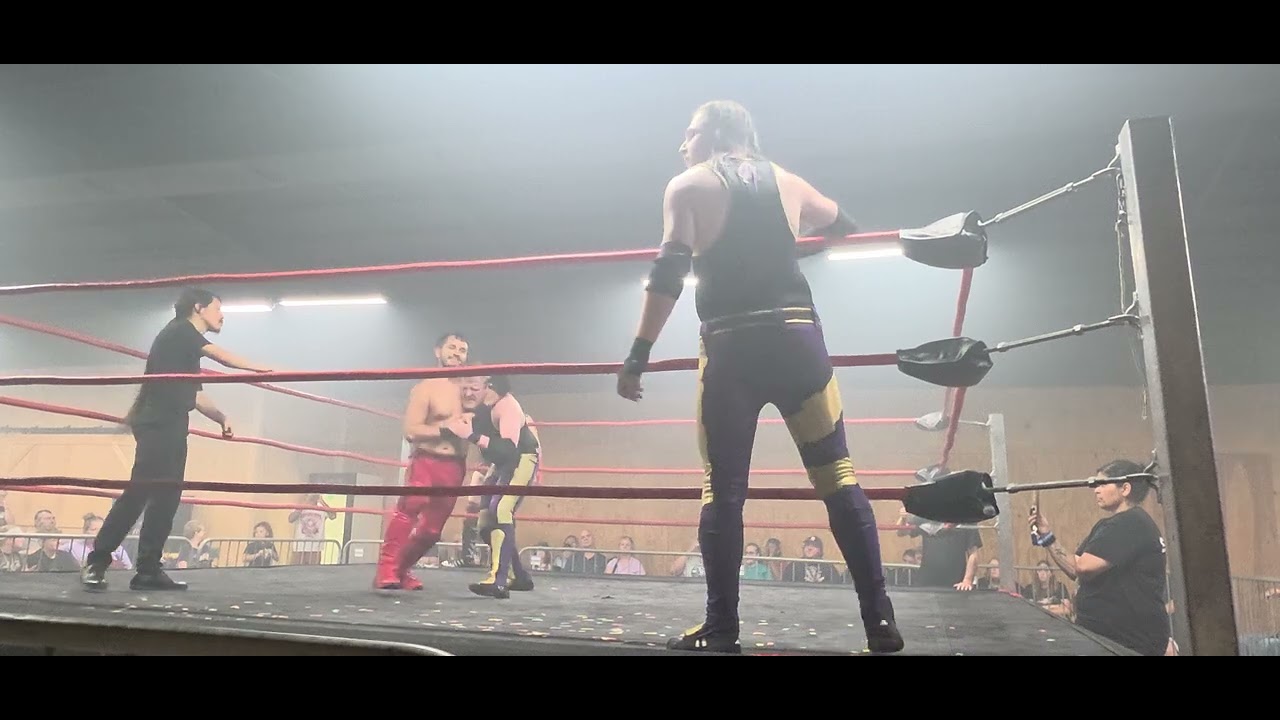 Wwa tag team match sugar skullz vs natural causes Hartford ky 8 22 26 background