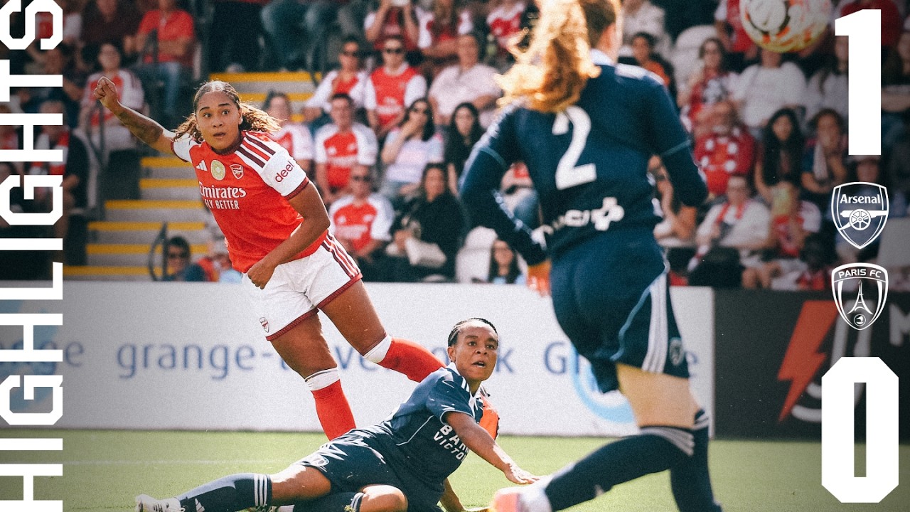 SUPER STRIKE FROM SMITH π₯ | HIGHLIGHTS | Arsenal vs Paris FC (1-0) | Pre-season background