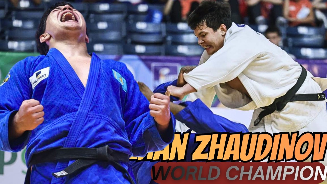 🇰🇿🥇 Adilzhan ZHAUDINOV Wins WORLD GOLD | +90kg Cadet Worlds 2026 background