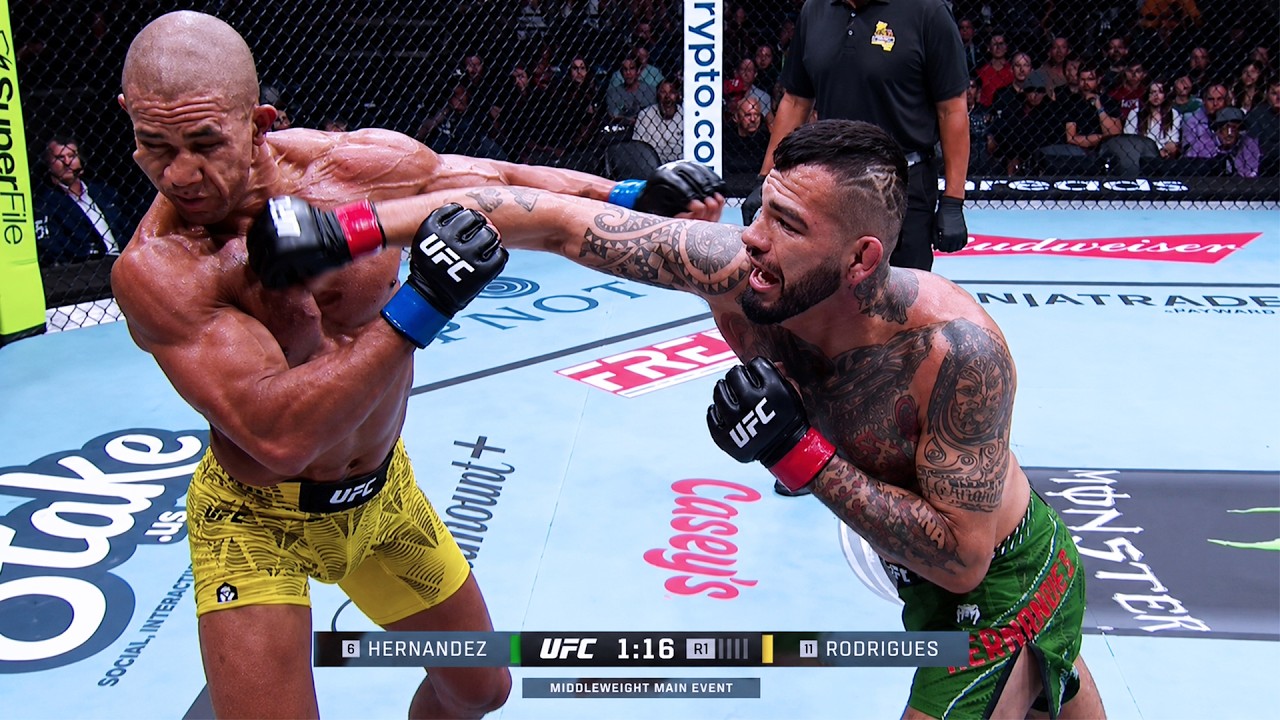 Anthony Hernandez vs Gregory Rodrigues FULL FIGHT HIGHLIGHTS | UFC Sacramento background