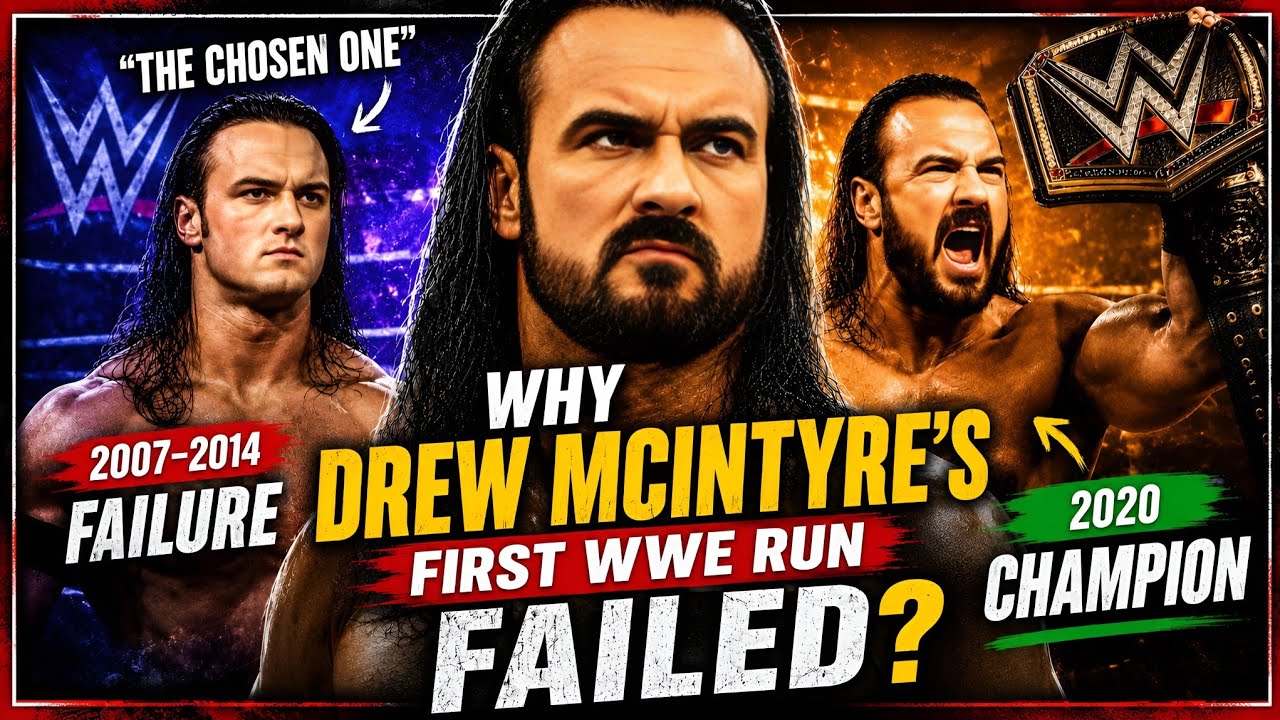 Do You Know Why Drew McIntyre’s First WWE Run FAILED 🔥🔥 background