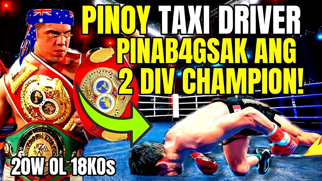 2 DIVISION CHAMPION BAGSAK SA PINOY TAXI DRIVER NA PINAHIYA! background