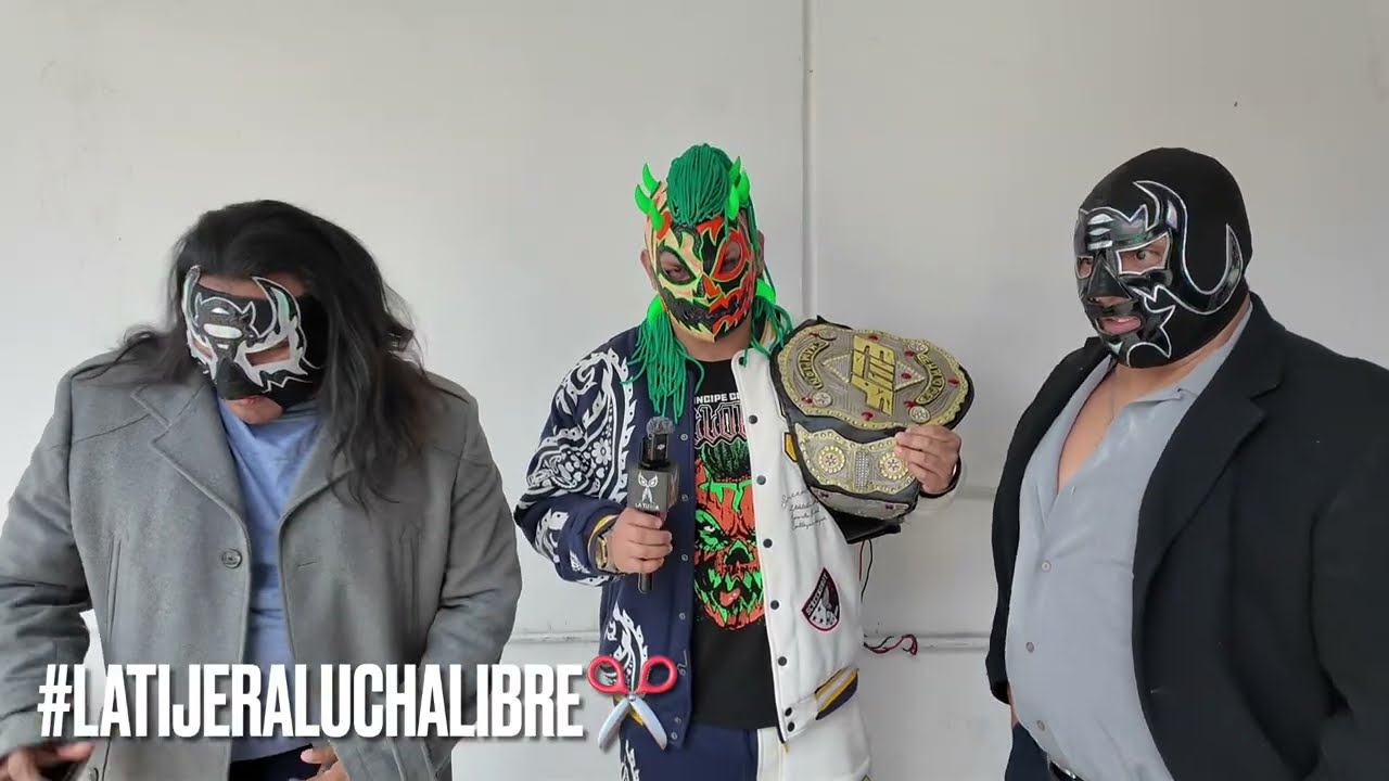 Machote, Halloween Jr y Máscara Año 2000 Jr: Unidos y en sentencia contra el Patrón Espectáculos background