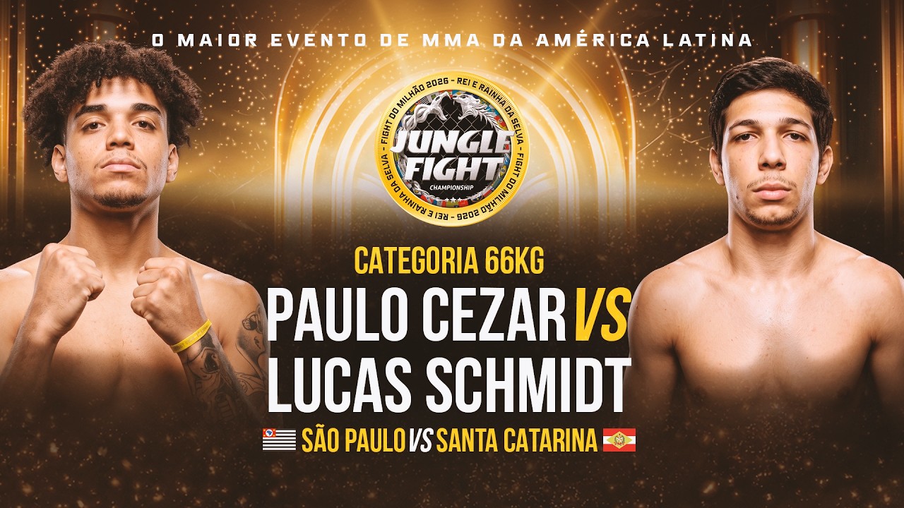JUNGLE FIGHT 154 l PAULO CEZAR X LUCAS SCHMIDT background
