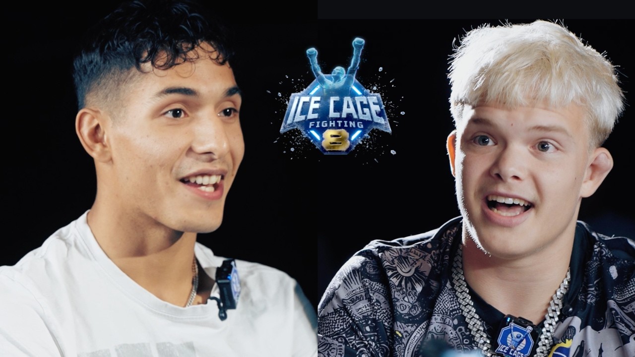 Rike Kallioniemi vs Nooa Putkuri 1vs1 haastattelu | ICE CAGE 8 background