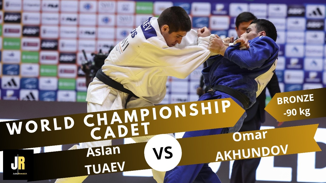 Aslan TUAEV VS Omar AKHUNDOV | Guayaquil World Championships Cadets 2026 | BRONZE -90 kg background