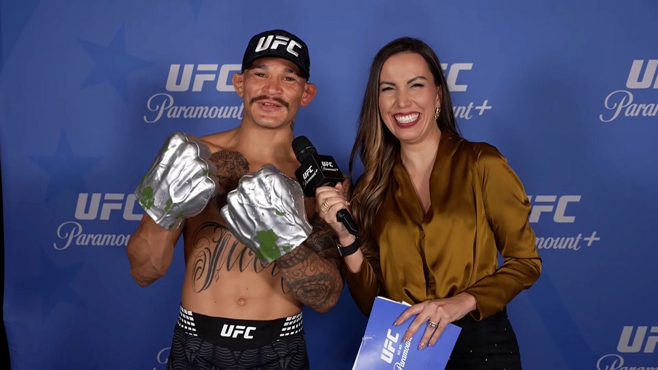 Marcio Barbosa: "Quando minha mão pega, ninguém fica em pé" | UFC Sacramento background