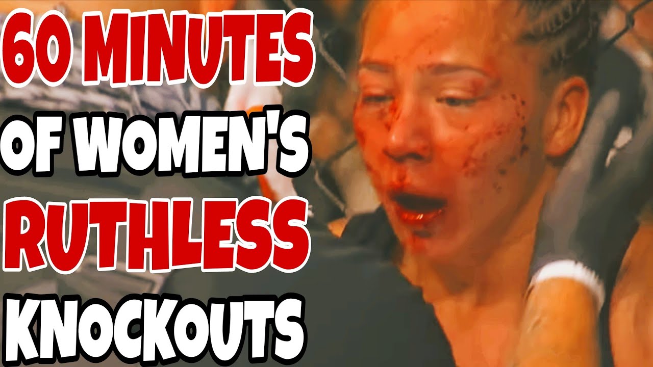60 Minutes of RUTHLESS WOMEN'S Knockouts 🔥 background