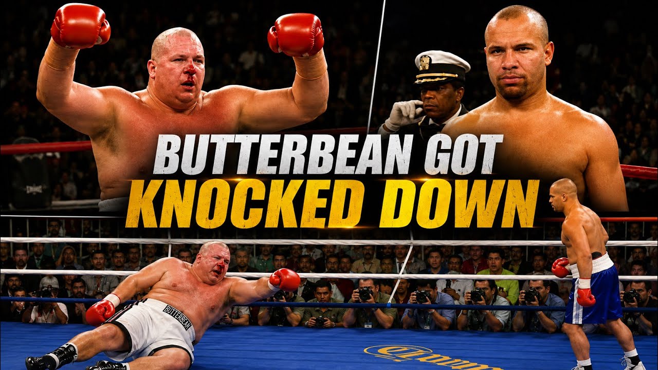 /Down but not out/Butterbean Got Knocked Down/Butterbean vs Adam Sutton Highlights background