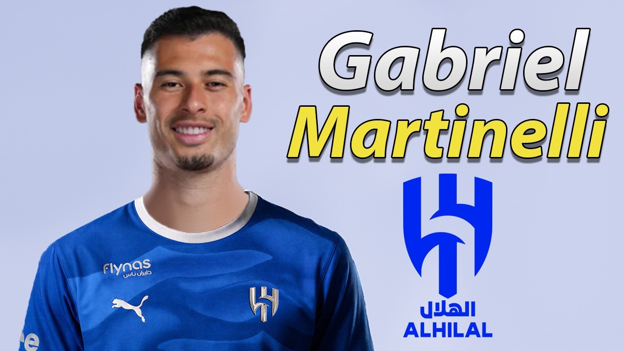 Gabriel Martinelli ● Welcome to Al Hilal 2026 🔵🇧🇷 Best Goals, Skills & Assists background