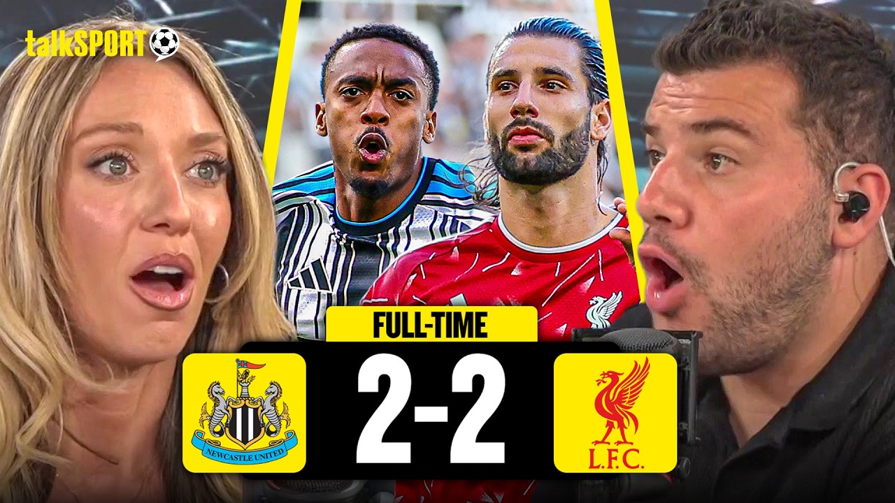 "THAT'S UNSAVEABLE!" Live Goals REACTION as Liverpool Draw at Newcastle after LAST GASP Equaliser!