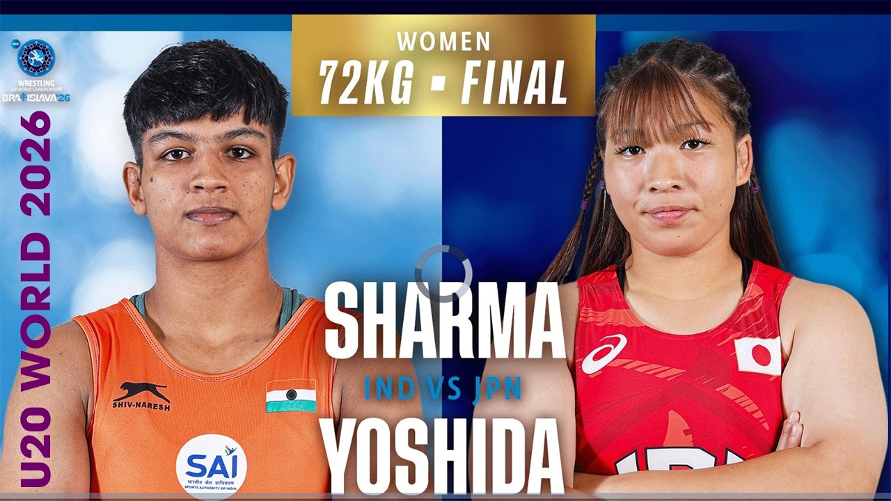 WOAAA 🇮🇳🏅🇯🇵 Tanu SHARMA vs. Chisato YOSHIDA | 2026 U20 World Wrestling Championships | WW 72Kg background