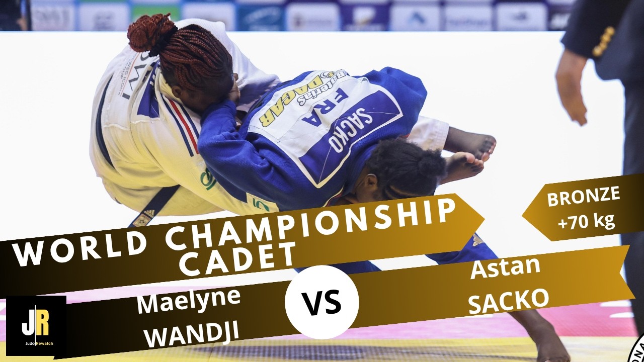 Maelyne WANDJI VS Astan SACKO | Guayaquil World Championships Cadets 2026 | BRONZE +70 kg background