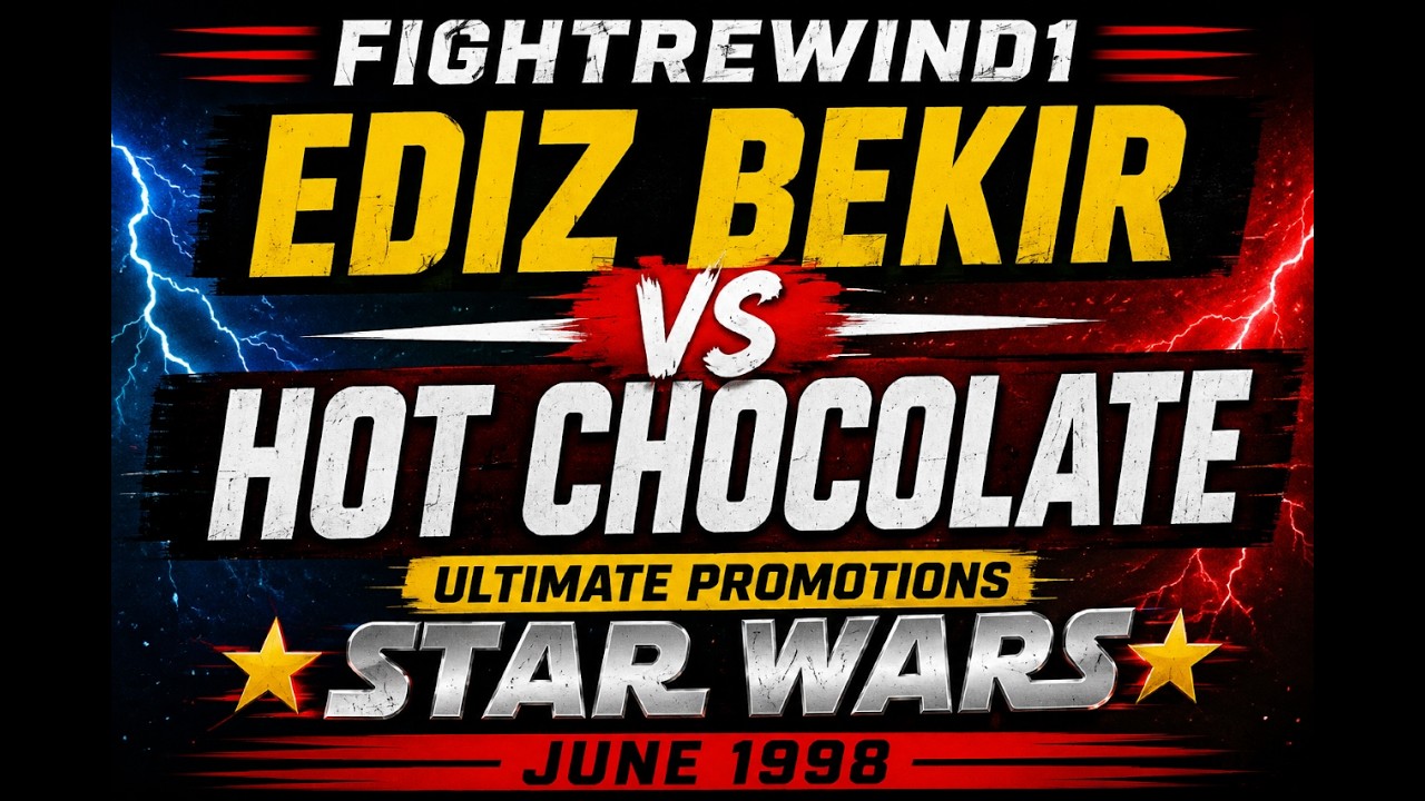🥊 EDIZ BEKIR vs “HOT CHOCOLATE” 🥊🔥 ULTIMATE PROMOTIONS – STAR WARS | JUNE 1998 🔥 background