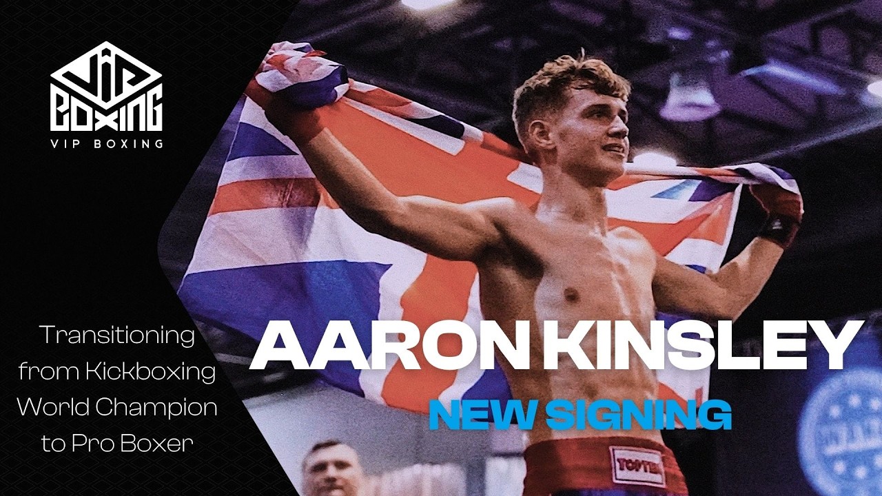 Aaron Kinsley: Transitioning from Kickboxing World Champion to Pro Boxer background