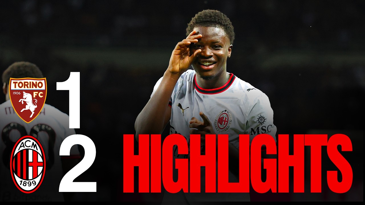 Il gol al debutto di Cissè e Rabiot decidono la prima di Serie A | Torino - Milan 1-2 | Highlights background