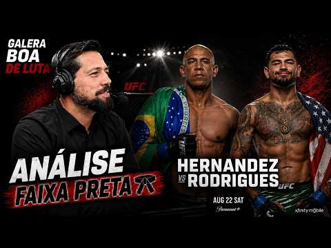 UFC: ROBOCOP PODE PARAR A PRESSÃO DE HERNANDEZ? | ANÁLISE FAIXA PRETA background