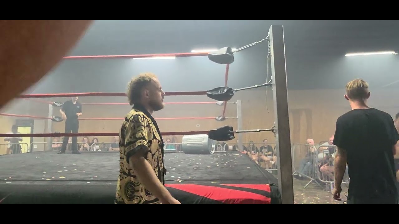 Wwa hardcore championship match triple threat Quincy strang vs jet mosly vs Victor Harlow 8 22 26 background