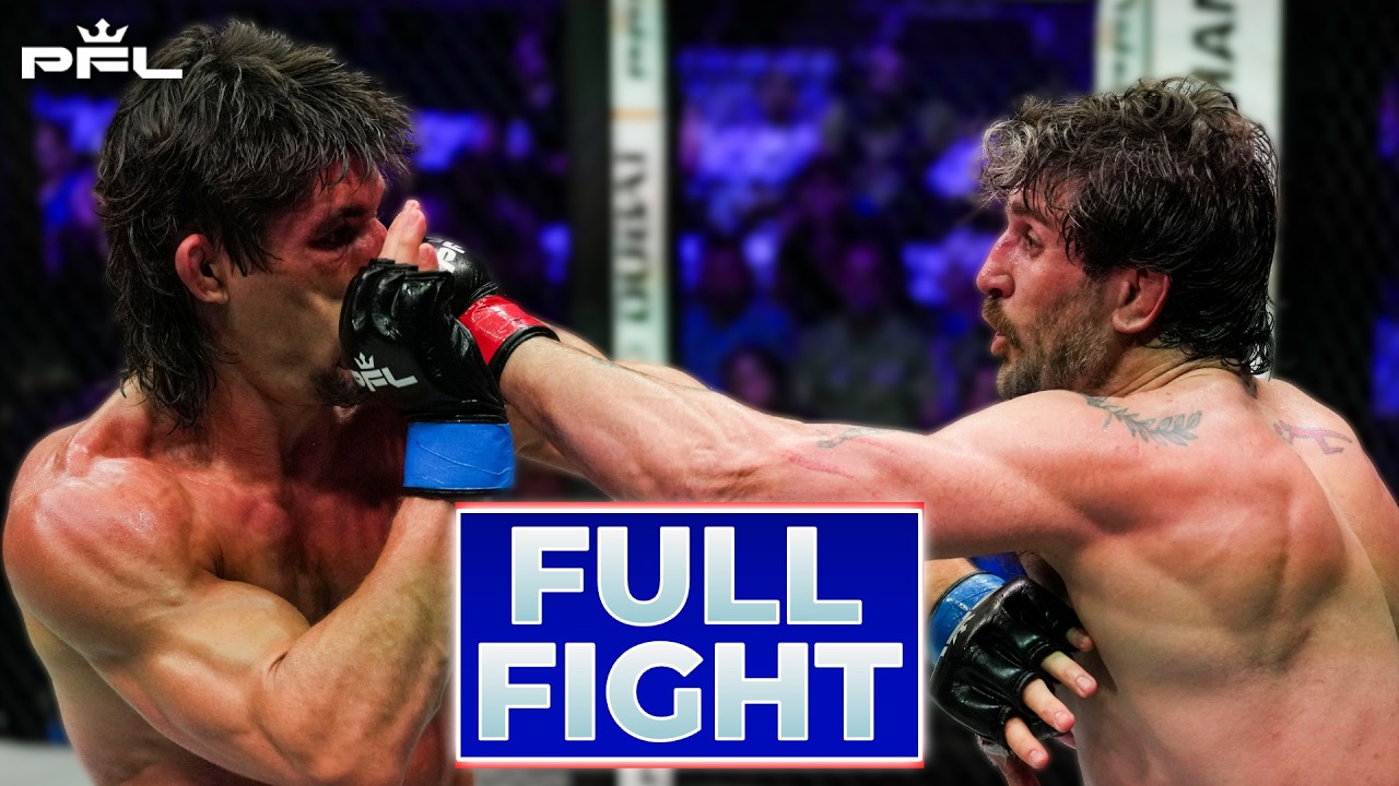 MIDDLEWEIGHT SHOWDOWN! | Josh Silveira v Aaron Jeffery | Full Fight | PFL Charlotte background