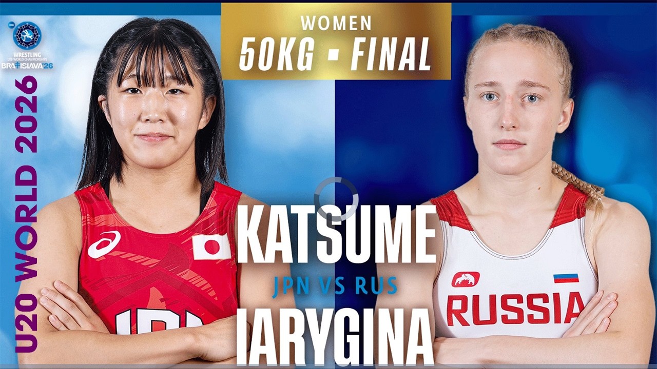 SO FAST 🇯🇵🔥🇷🇺 Yuu KATSUME vs. Margarita IARYGINA | 2026 U20 World Championships | Gold Medal WW 50Kg background