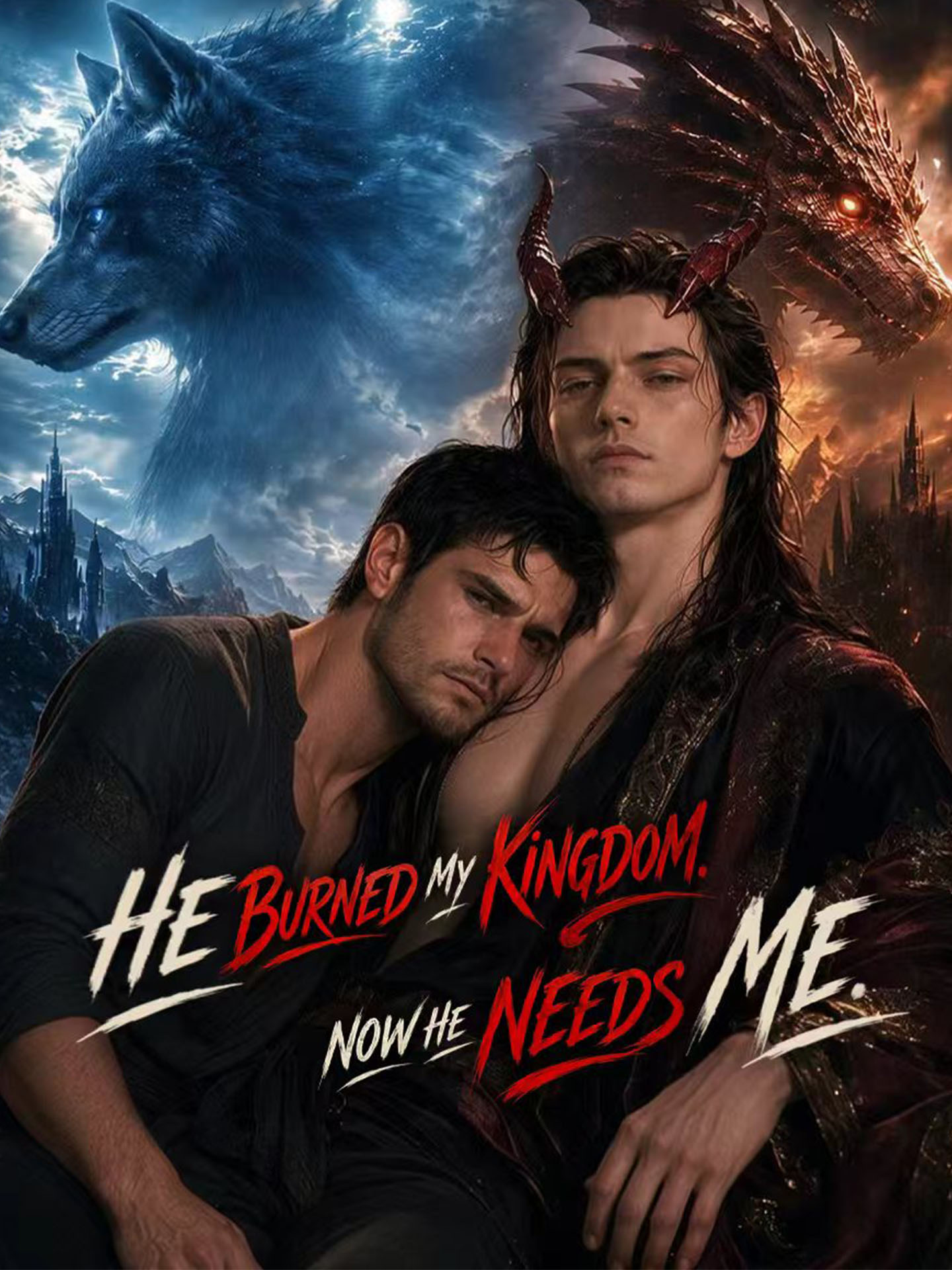 HE BURNED MY KINGDOM. NOW HE NEEDS ME. poster