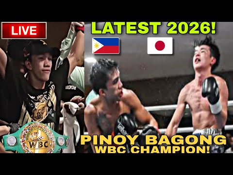 LATEST 2026! PINOY BAGONG WBC CHAMPION! 🇵🇭Medecilo vs 🇯🇵Nakashima Fight! background