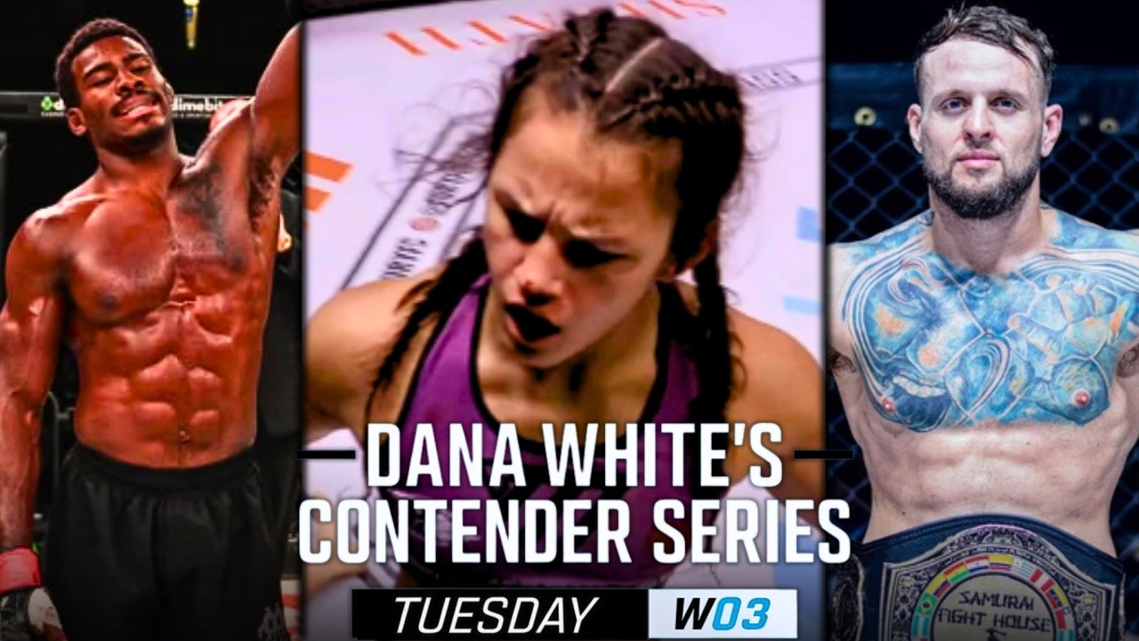 EVERY FIGHTER on WEEK 3 Dana White's Contender Series | Season 10 | MMA Highlights | UFC DWCS 2026 background