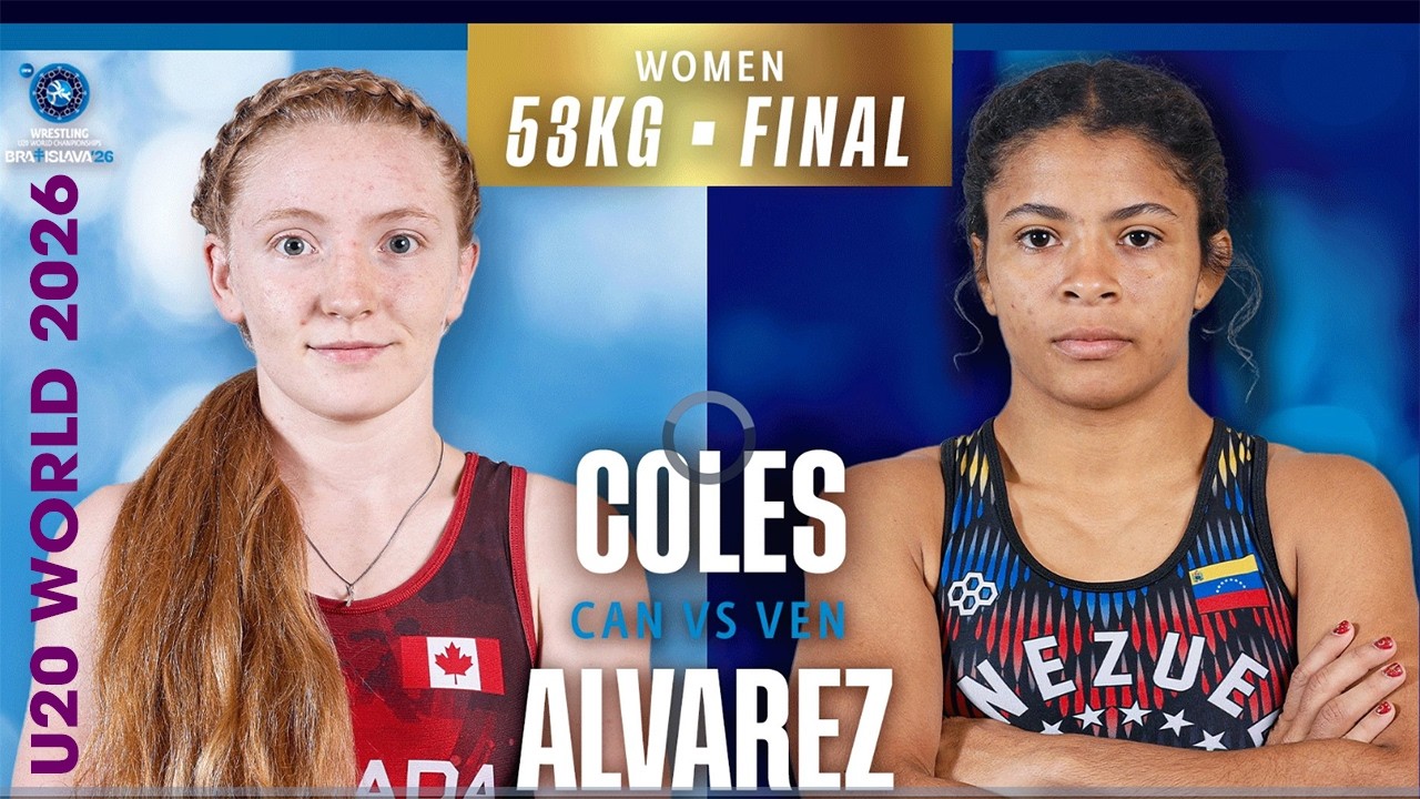 🇨🇦🏅🇻🇪 Kaura Michelle COLES vs. Alexa Janniriel ALVAREZ VALENZUELA | 2026 U20 World Championships background