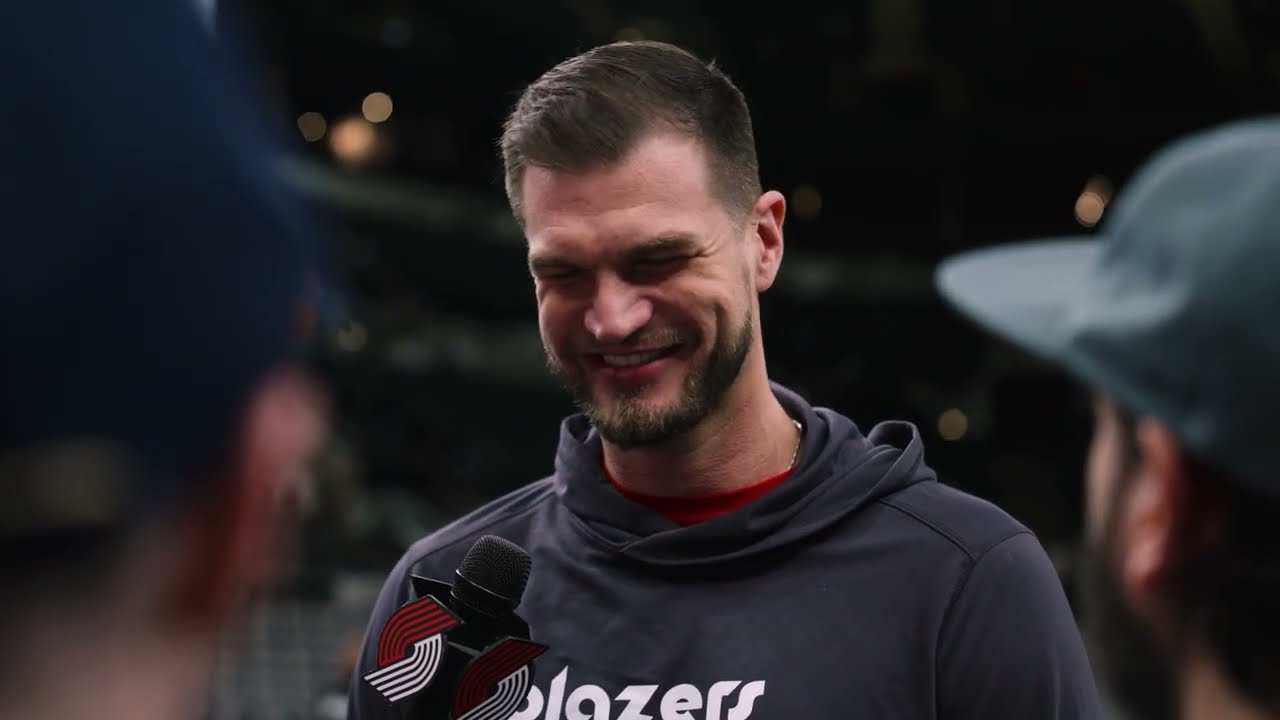 Tiago Splitter Discusses Prep For Game 2 in San Antonio | Portland Trail Blazers | April 20, 2026 background