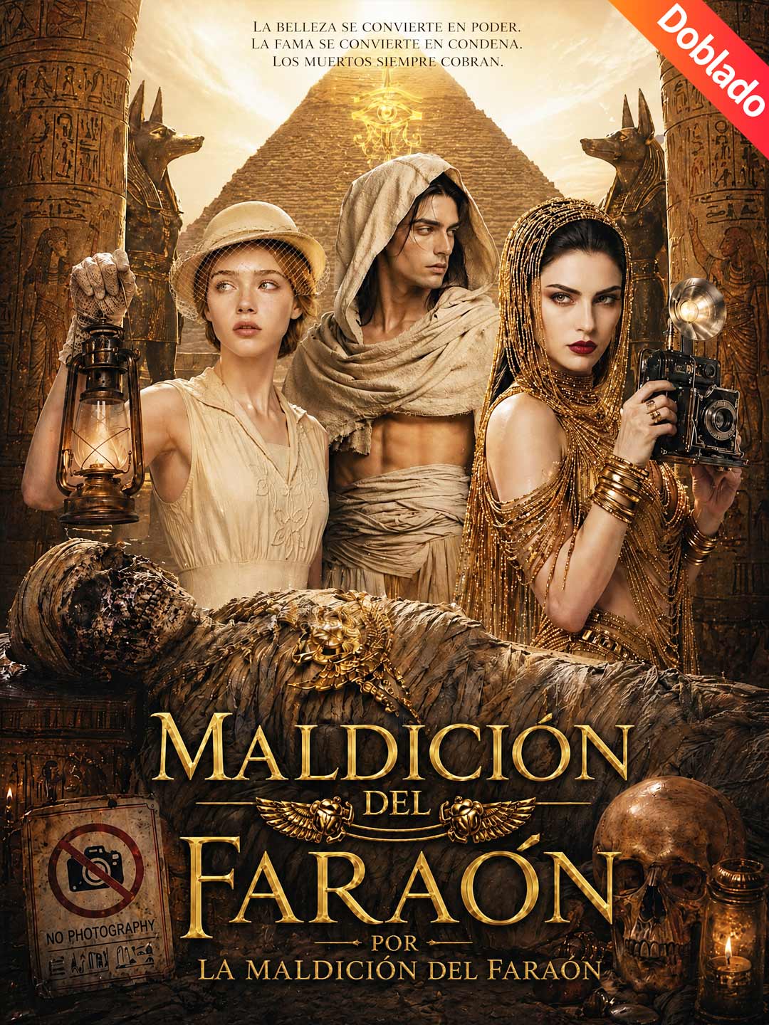 [Doblado]Maldición del faraón poster