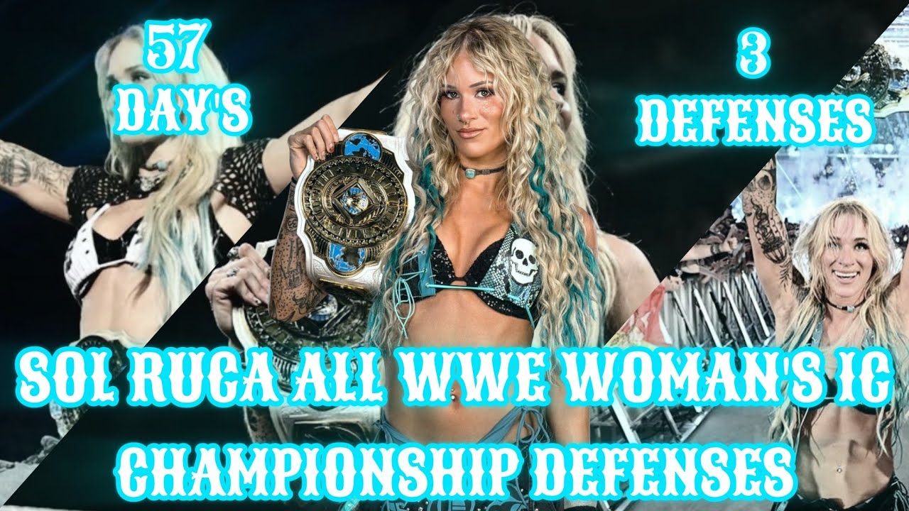 Sol Ruca All WWE Woman's IC Championship Defenses ( LivtoMach ) background