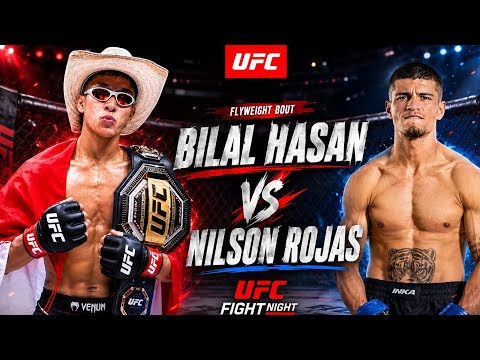 PECAH🔥 BILAL HASAN VS NILSON ROJAS! DUEL PEMBUKTIAN DI UFC! FULL FIGHT PREDICTION! background