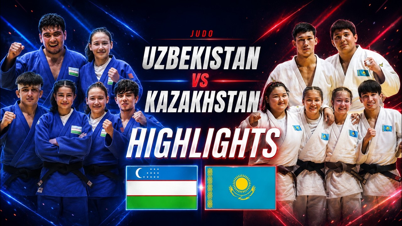 🇰🇿 KAZAKHSTAN vs UZBEKISTAN 🇺🇿 | Mixed Team BATTLE 🔥 | Cadet Worlds 2026 background