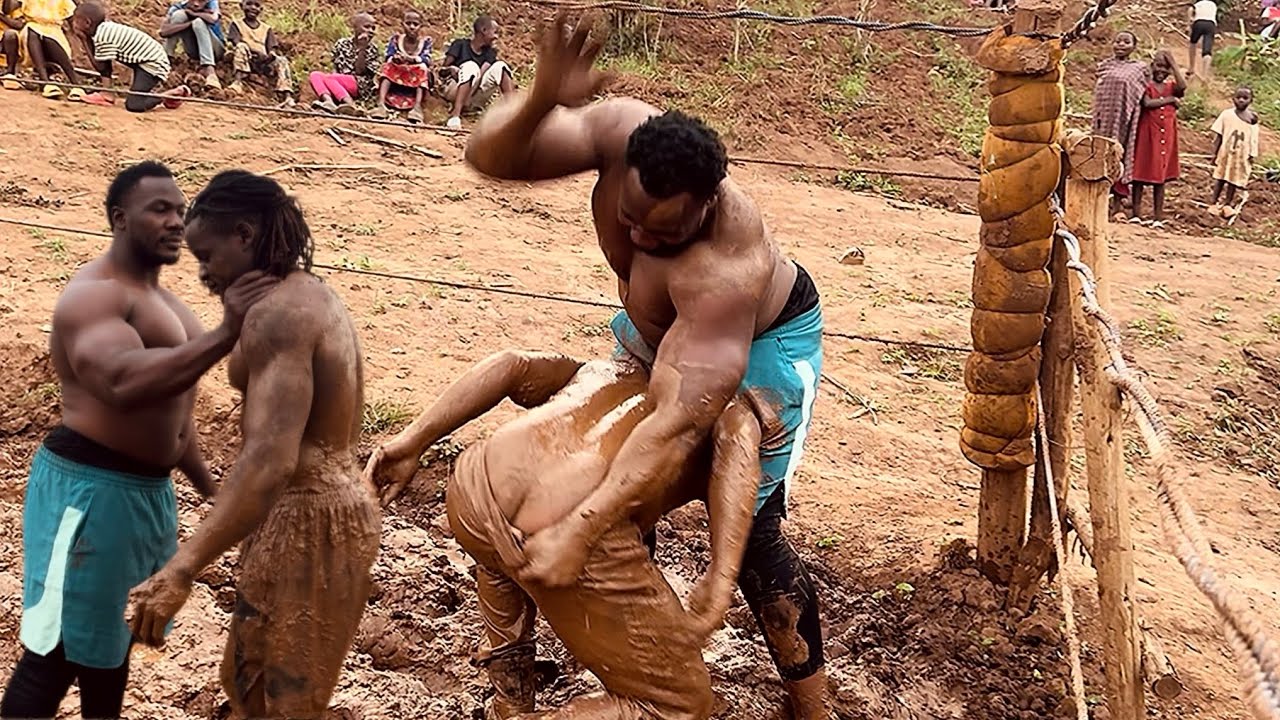 The Return of Jallah Trophy into The Mud Ring!! No Mercy For The Weak #africanwrestling #trending