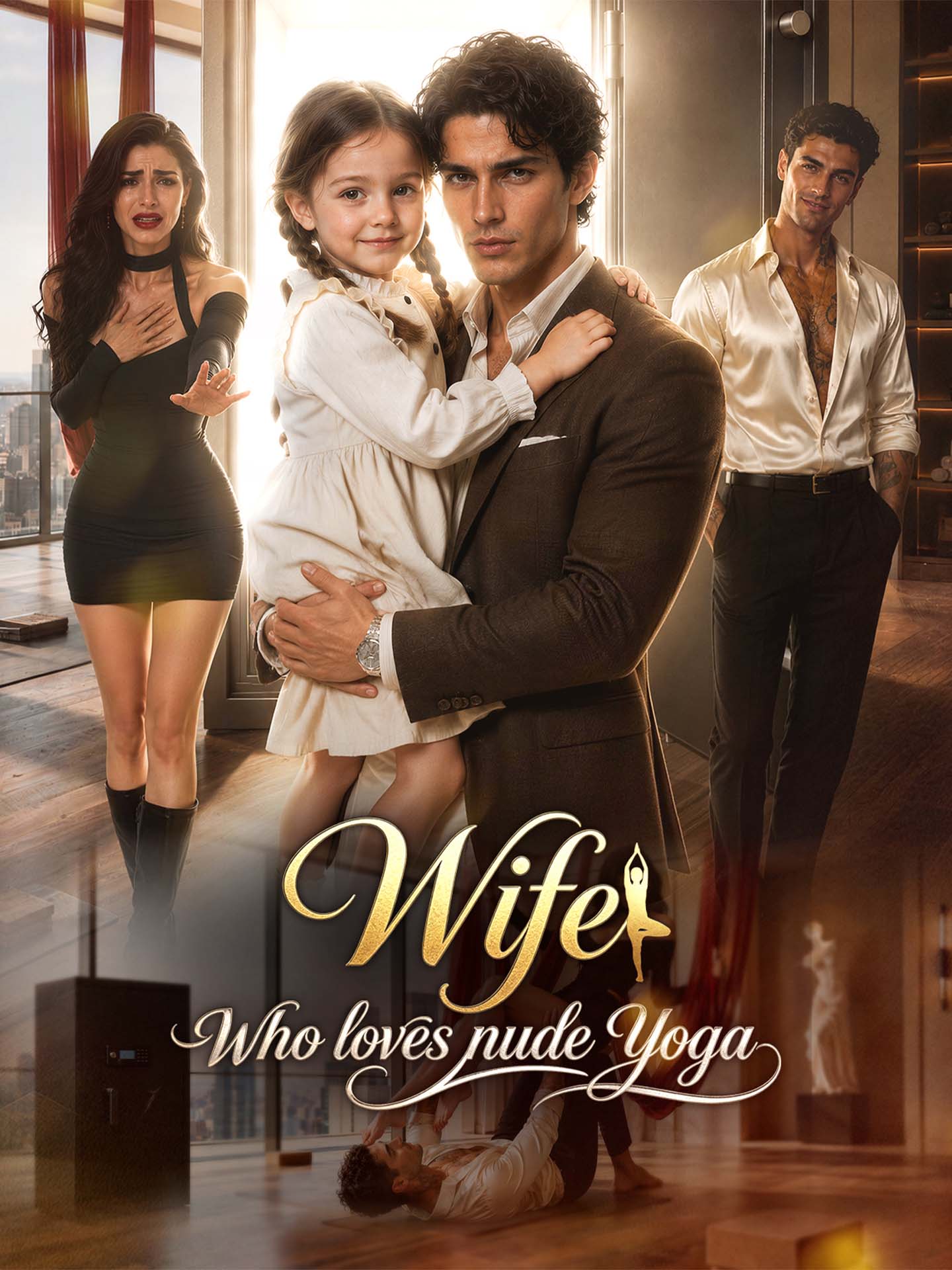 Wife who loves nude yoga poster