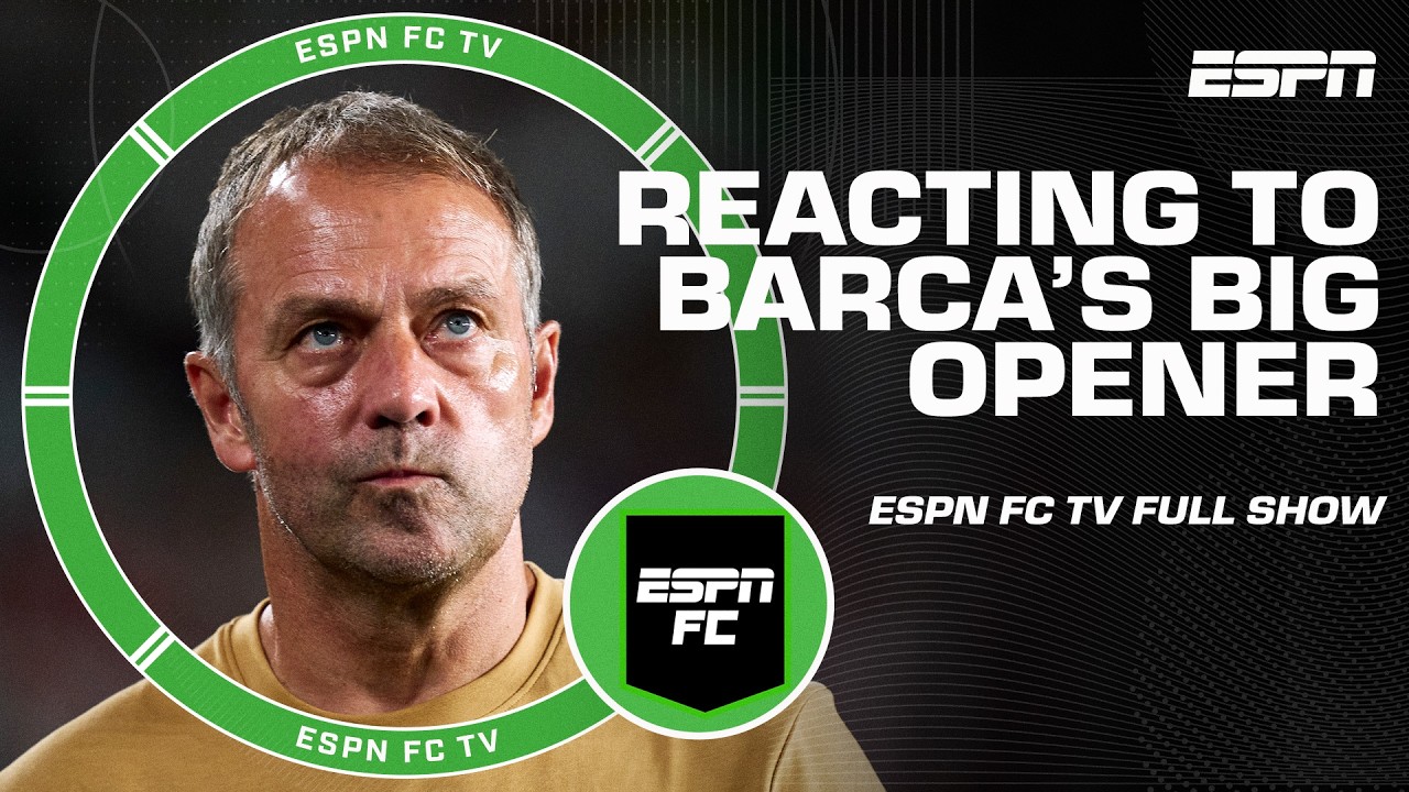 Season Opener Reaction 👀 Are Barcelona the class of LALIGA? | ESPN FC background