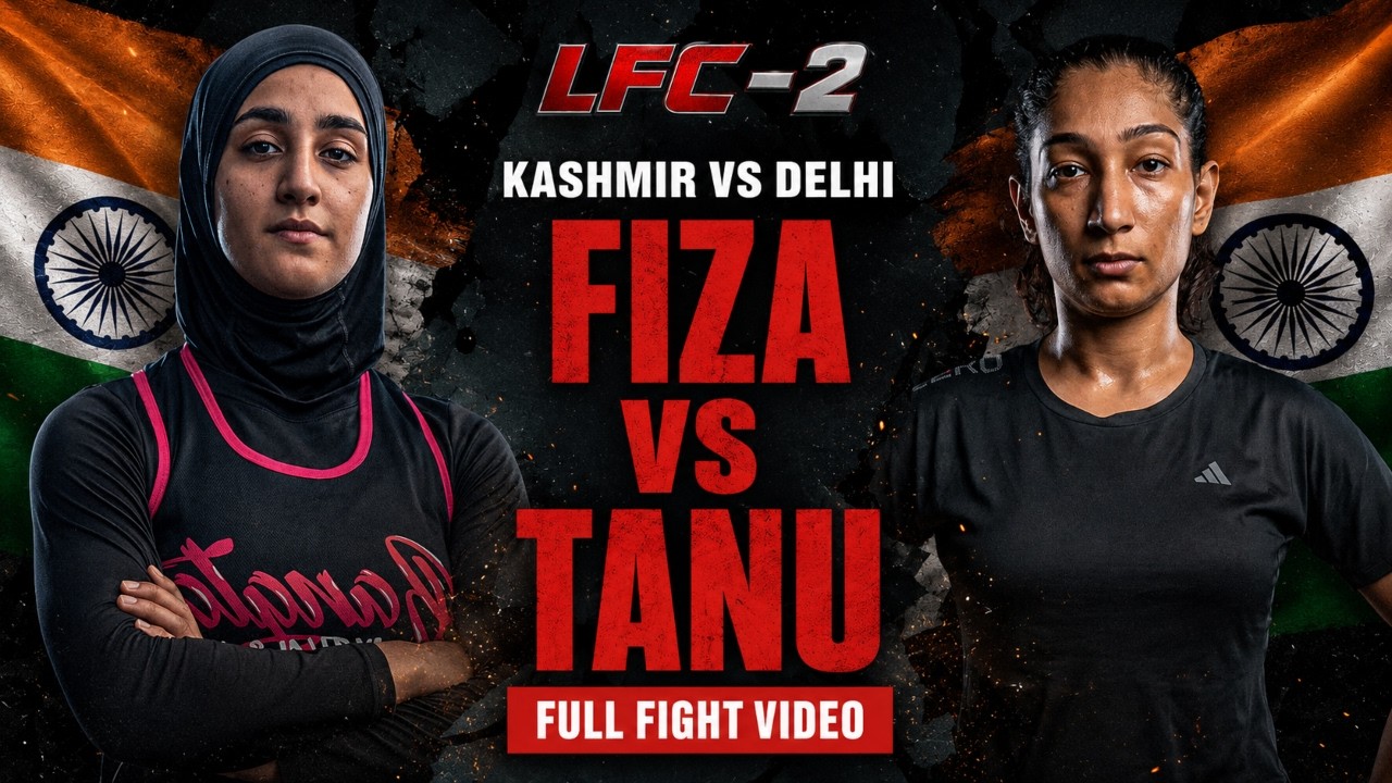 Fiza Nazir vs Tanu Jha | FULL FIGHT | LFC 2 | Hyderabad | Indian MMA background