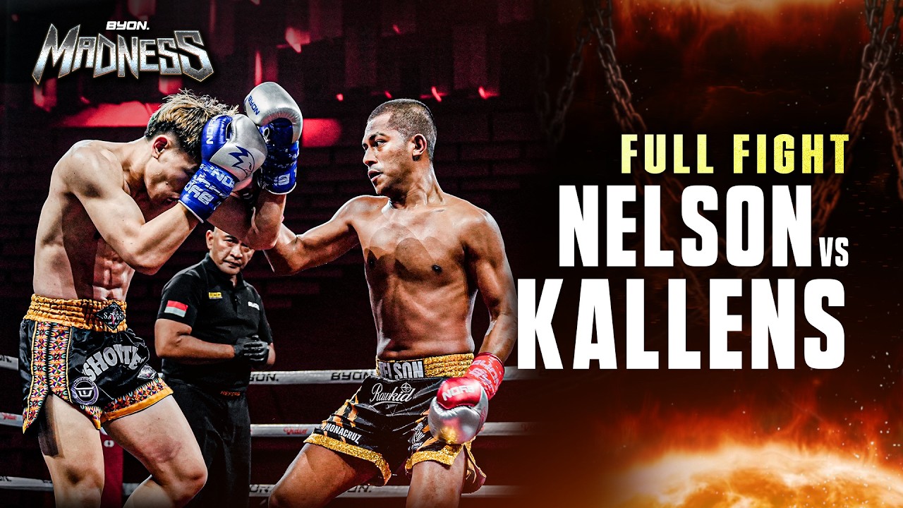 NELSON 'THE MONLUCCANS' JULIANTO VS KALLENS (BYON MADNESS 4) FULL FIGHT! background