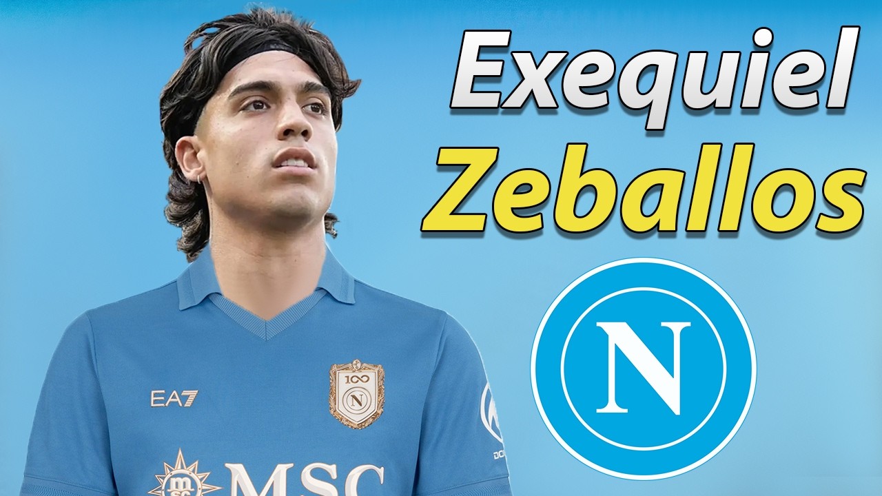 Exequiel Zeballos โ Welcome to Napoli 2026 ๐ต๐ฆ๐ท Best Goals, Skills & Assists background