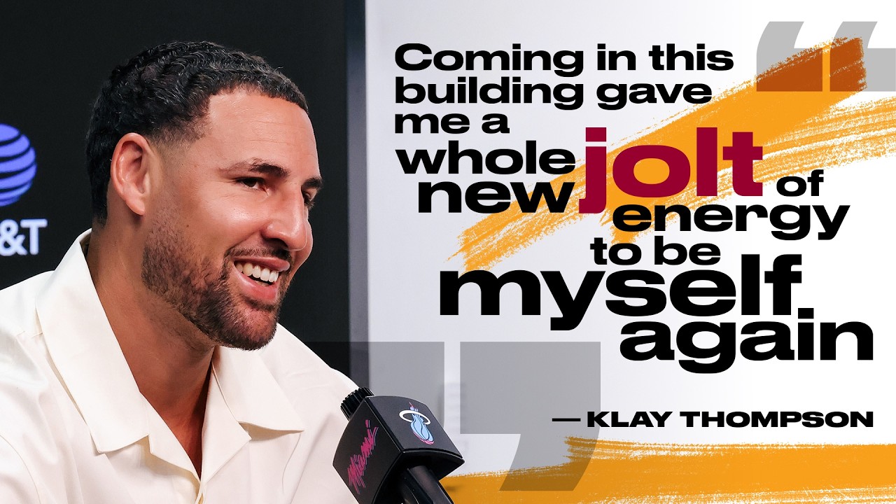 Klay's Honest Reaction to Joining the Heat background