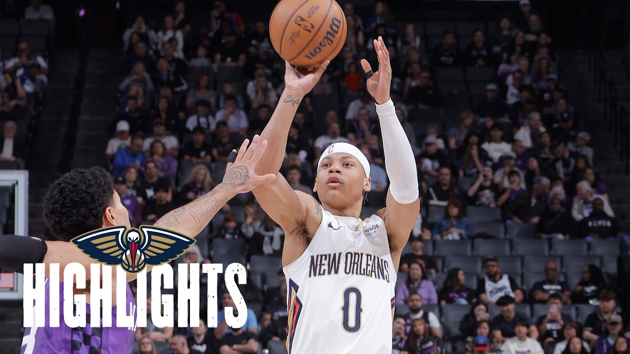 Jeremiah Fears Highlights vs. Sacramento Kings 4/3/26 background