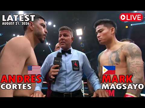 AUGUST 21, 2026 | MARK MAGSAYO VS ANDRES CORTES FIGHT HIGHLIGHTS | ZUFFA BOXING 2026 background