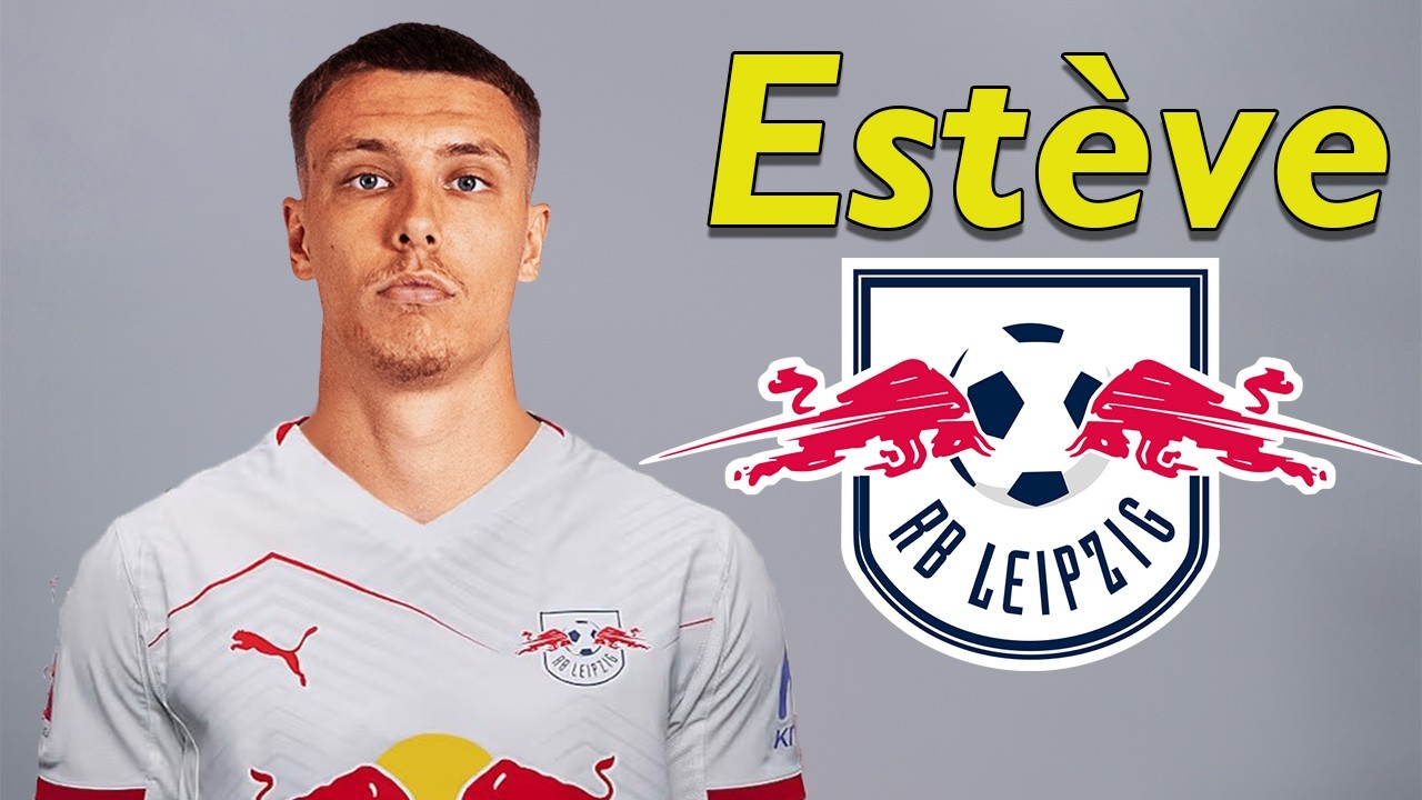 Maxime Esteve ● Welcome to RB Leipzig 2026 🔴⚪🇫🇷 Best Defensive Skills & Passes background