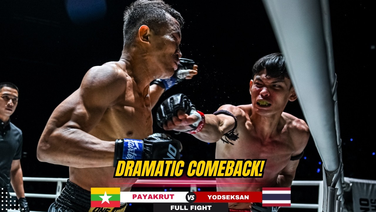 MASSIVE RIGHT HAND KNOCKDOWN! Yodseksan Turns The Tables On Sein Lone Chaw! background