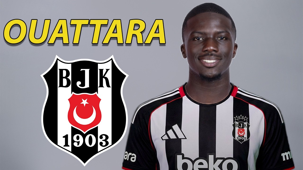 Kassoum Ouattara ● Welcome to Beşiktaş 2026 ⚪⚫🇫🇷 Best Skills, Tackles & Passes background